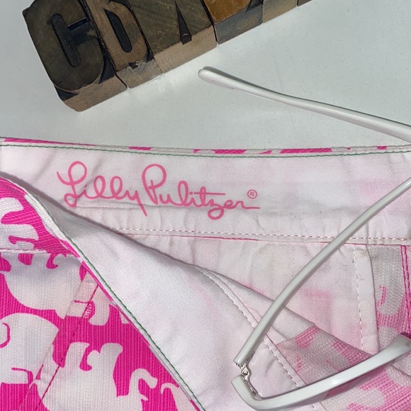 🐘🌴LILLY PULITZER ‘The Buttercup Short’ in Pop Pink Tusk🐘 in Sun Print - Picture 9 of 12